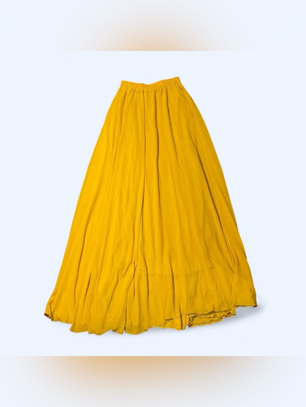 Mermaid Boho Yellow Flowy Skirt by Melansay!